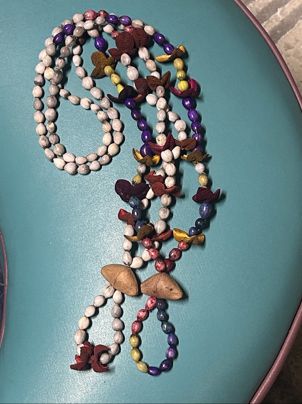 Handcrafted Multicolor Beaded Womenβs Necklace 2 each